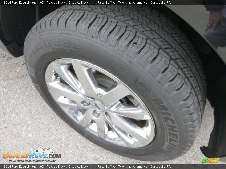 2014 Ford Edge Limited AWD Tuxedo Black / Charcoal Black Photo #9