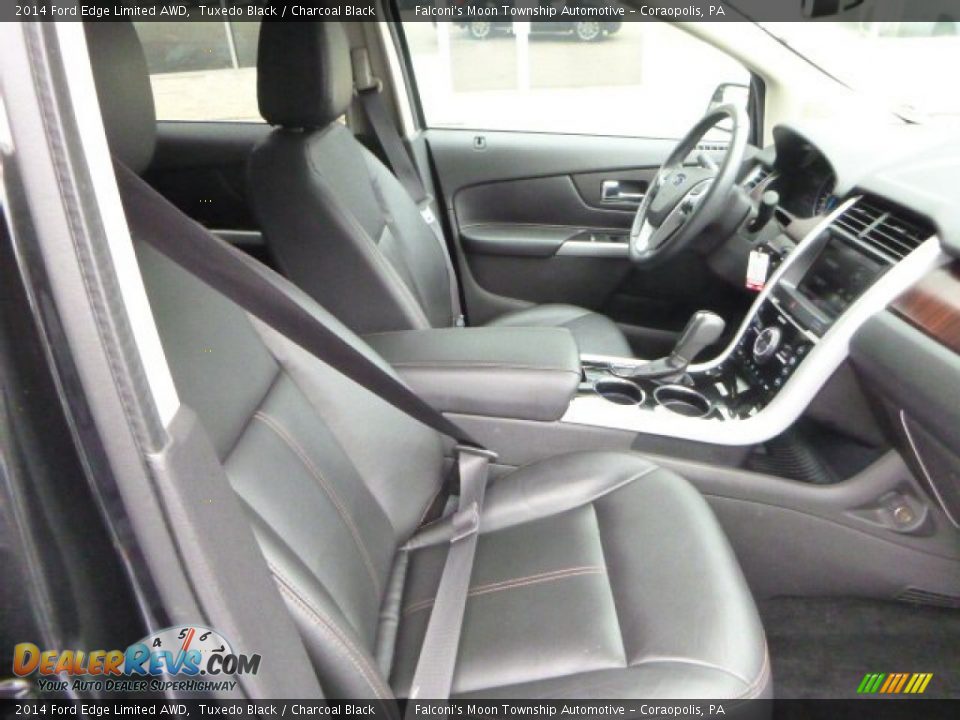 2014 Ford Edge Limited AWD Tuxedo Black / Charcoal Black Photo #10