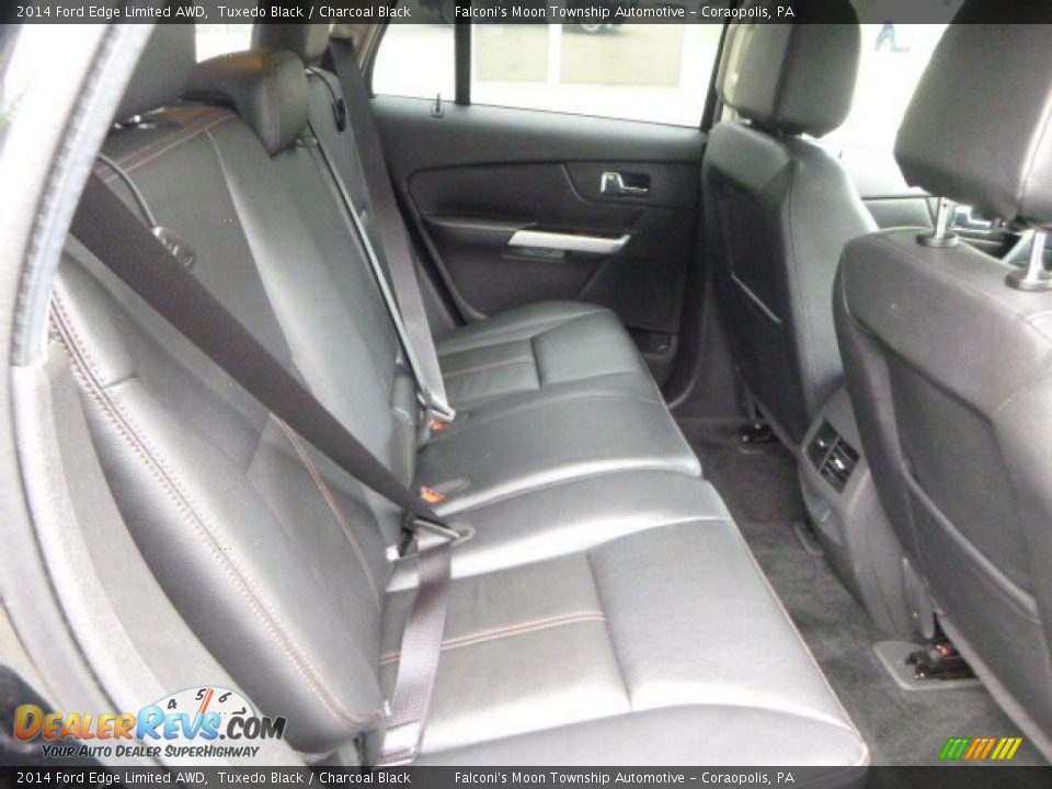 2014 Ford Edge Limited AWD Tuxedo Black / Charcoal Black Photo #14