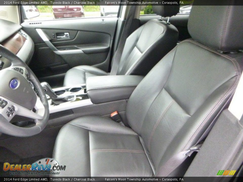 2014 Ford Edge Limited AWD Tuxedo Black / Charcoal Black Photo #15
