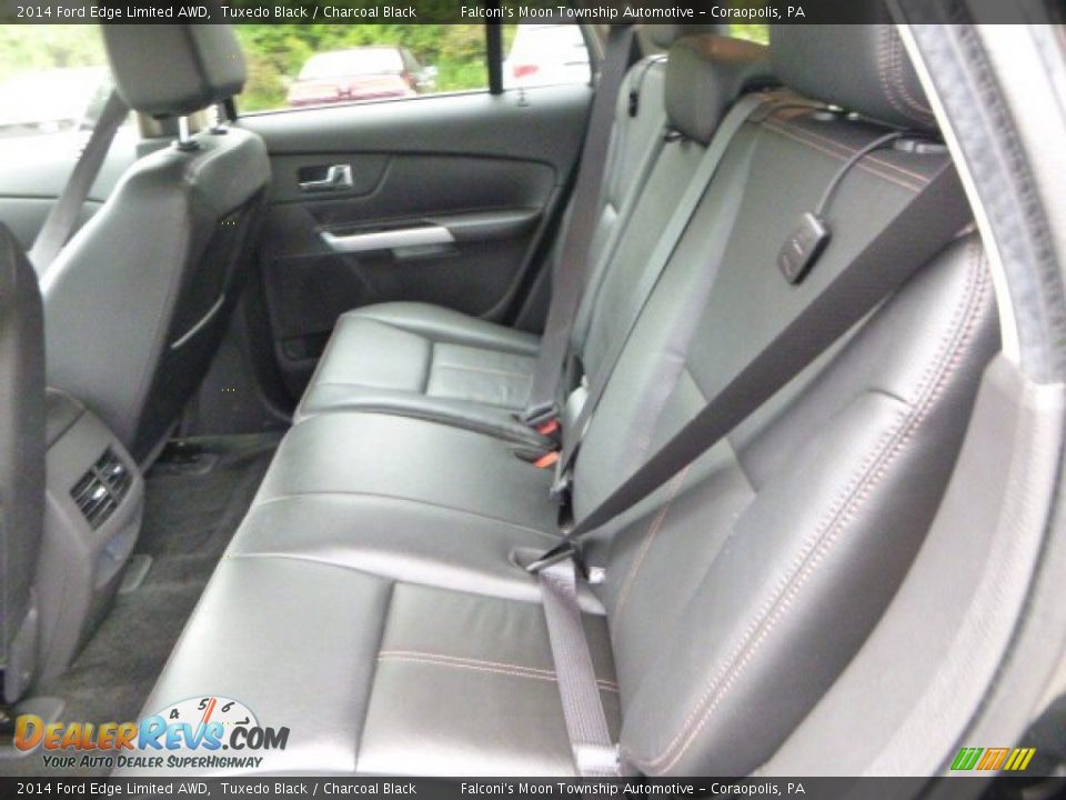 2014 Ford Edge Limited AWD Tuxedo Black / Charcoal Black Photo #16