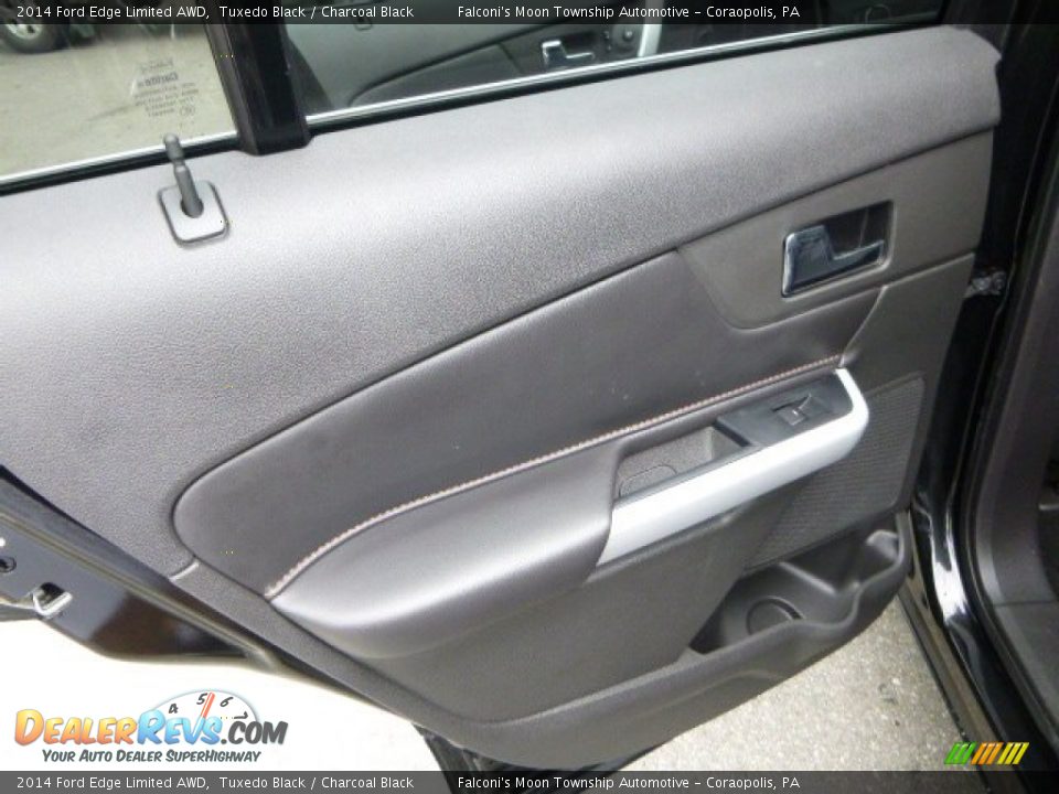 2014 Ford Edge Limited AWD Tuxedo Black / Charcoal Black Photo #18