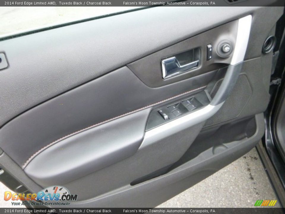 2014 Ford Edge Limited AWD Tuxedo Black / Charcoal Black Photo #19
