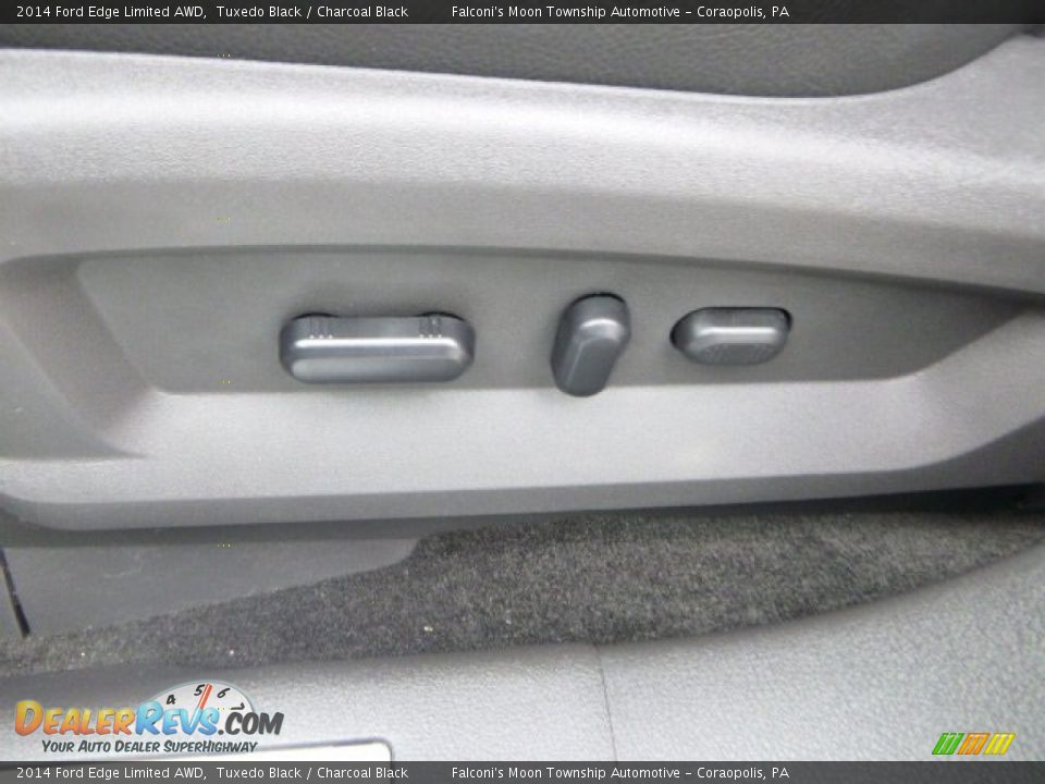 2014 Ford Edge Limited AWD Tuxedo Black / Charcoal Black Photo #20