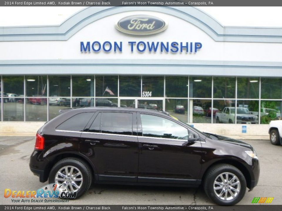 2014 Ford Edge Limited AWD Kodiak Brown / Charcoal Black Photo #1