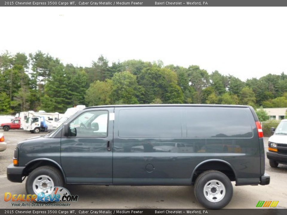 Cyber Gray Metallic 2015 Chevrolet Express 3500 Cargo WT Photo #1
