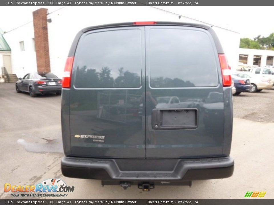 2015 Chevrolet Express 3500 Cargo WT Cyber Gray Metallic / Medium Pewter Photo #7