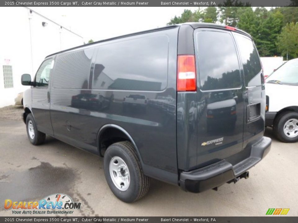 2015 Chevrolet Express 3500 Cargo WT Cyber Gray Metallic / Medium Pewter Photo #8