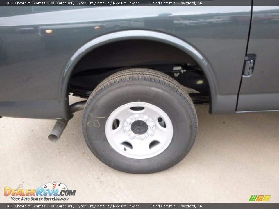2015 Chevrolet Express 3500 Cargo WT Cyber Gray Metallic / Medium Pewter Photo #9
