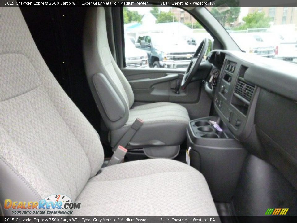 2015 Chevrolet Express 3500 Cargo WT Cyber Gray Metallic / Medium Pewter Photo #10