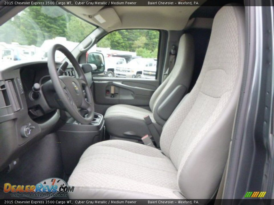 2015 Chevrolet Express 3500 Cargo WT Cyber Gray Metallic / Medium Pewter Photo #13