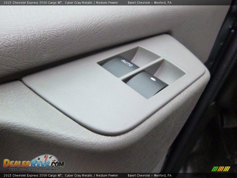 2015 Chevrolet Express 3500 Cargo WT Cyber Gray Metallic / Medium Pewter Photo #16