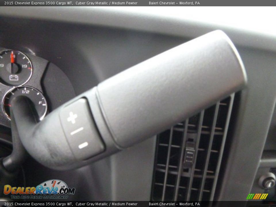 2015 Chevrolet Express 3500 Cargo WT Cyber Gray Metallic / Medium Pewter Photo #18