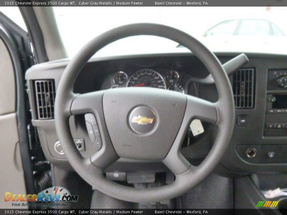 2015 Chevrolet Express 3500 Cargo WT Cyber Gray Metallic / Medium Pewter Photo #19