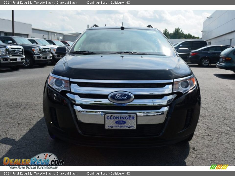 2014 Ford Edge SE Tuxedo Black / Charcoal Black Photo #4