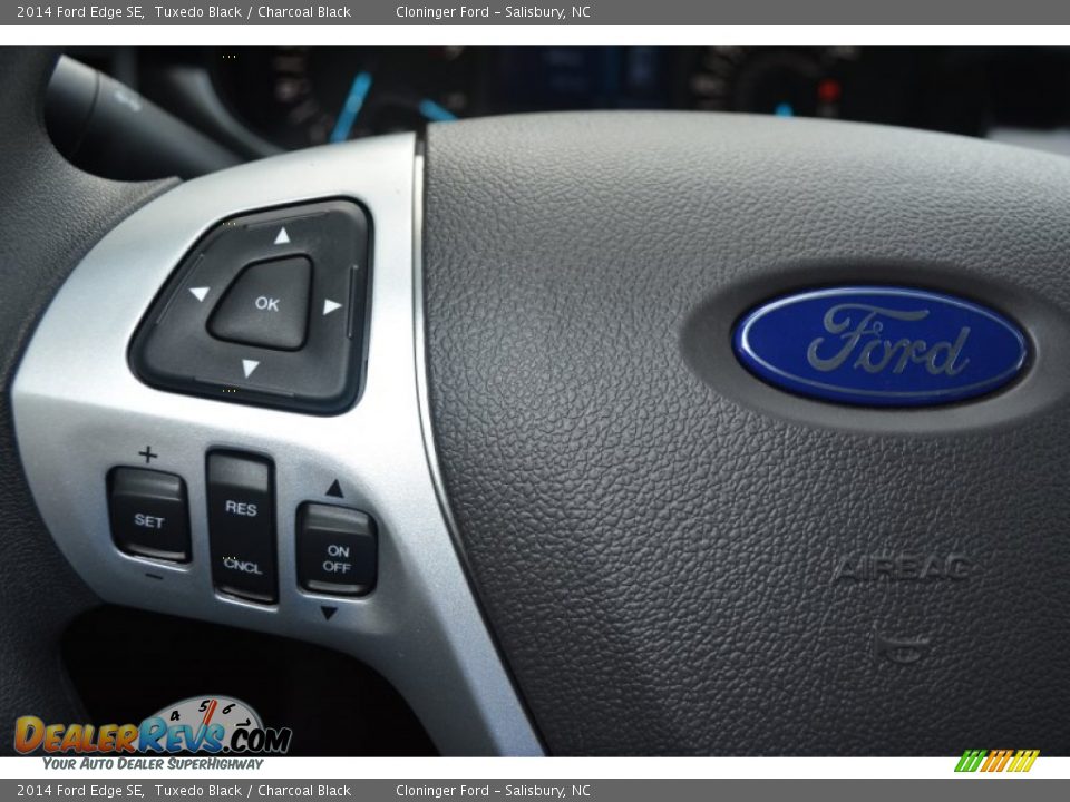 2014 Ford Edge SE Tuxedo Black / Charcoal Black Photo #18