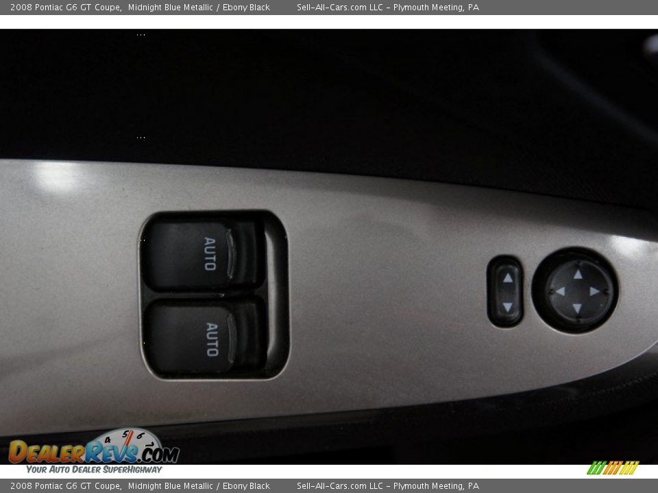 2008 Pontiac G6 GT Coupe Midnight Blue Metallic / Ebony Black Photo #13