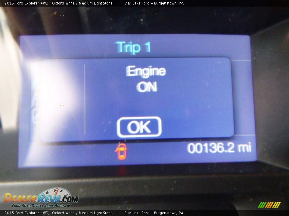 2015 Ford Explorer 4WD Oxford White / Medium Light Stone Photo #19