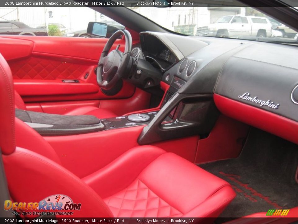 Red Interior - 2008 Lamborghini Murcielago LP640 Roadster Photo #23