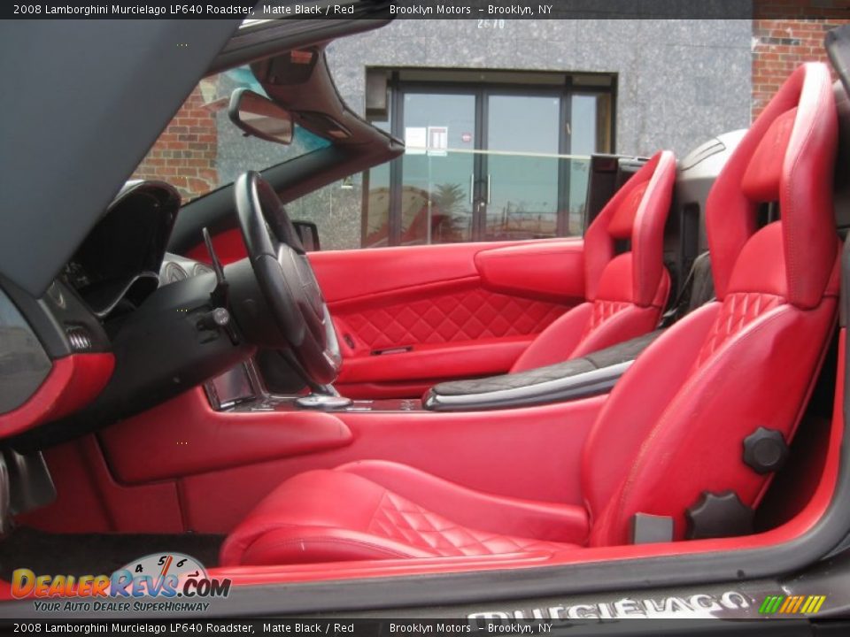 Front Seat of 2008 Lamborghini Murcielago LP640 Roadster Photo #25