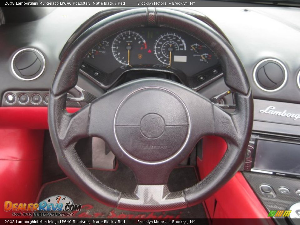 2008 Lamborghini Murcielago LP640 Roadster Steering Wheel Photo #27