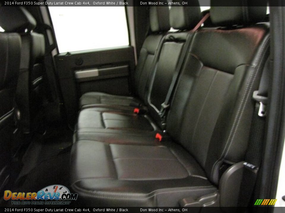 2014 Ford F350 Super Duty Lariat Crew Cab 4x4 Oxford White / Black Photo #6