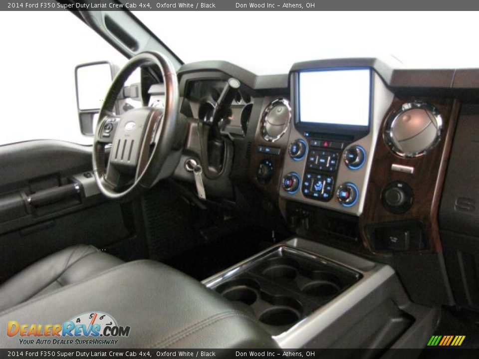 2014 Ford F350 Super Duty Lariat Crew Cab 4x4 Oxford White / Black Photo #22
