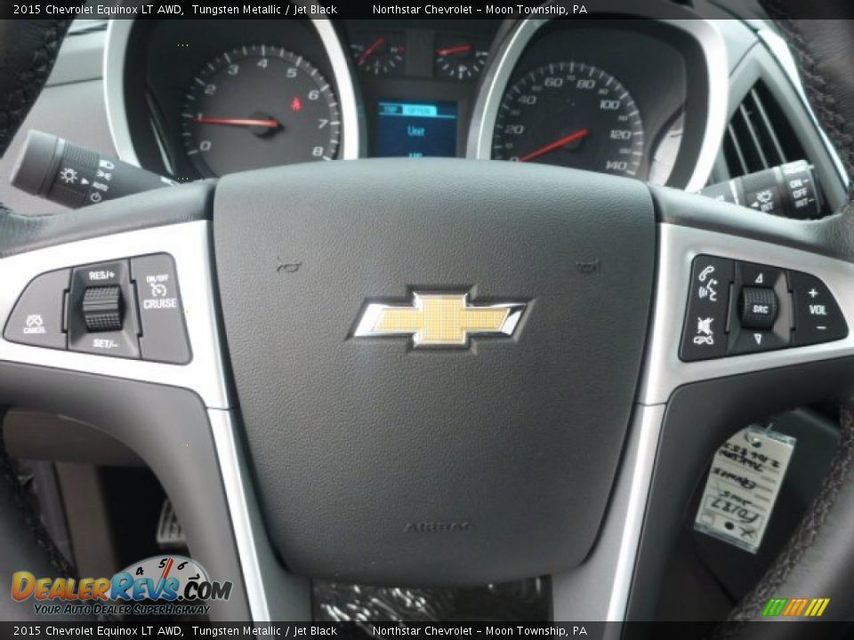 2015 Chevrolet Equinox LT AWD Tungsten Metallic / Jet Black Photo #16