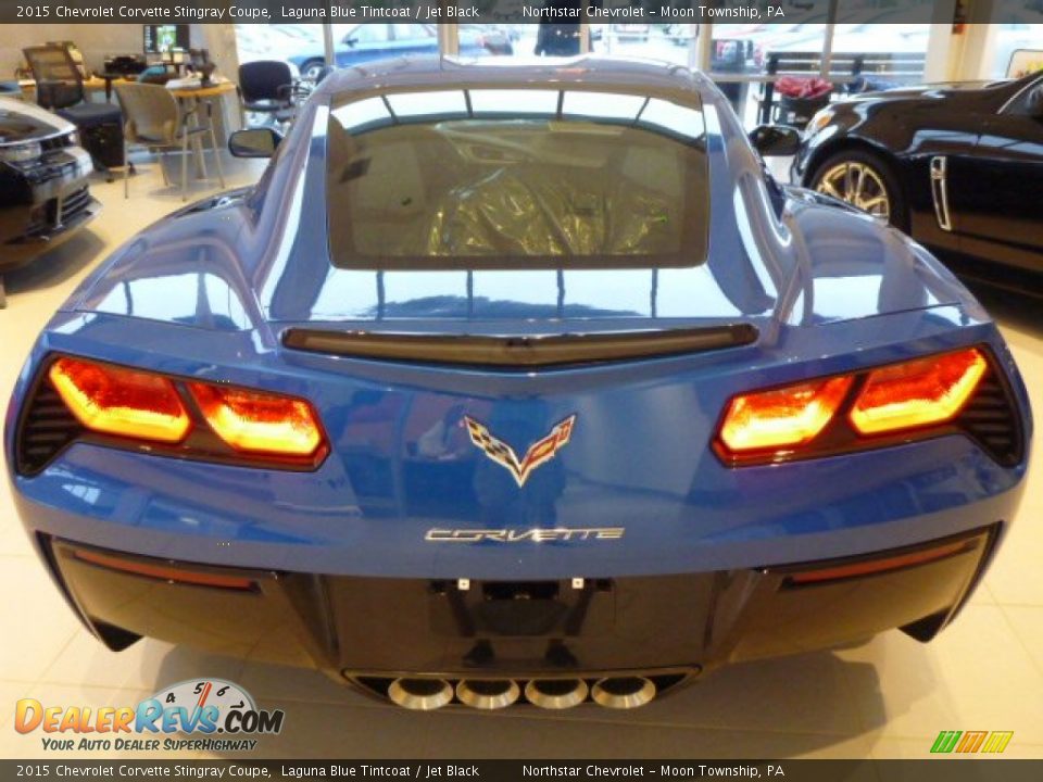 2015 Chevrolet Corvette Stingray Coupe Laguna Blue Tintcoat / Jet Black Photo #4