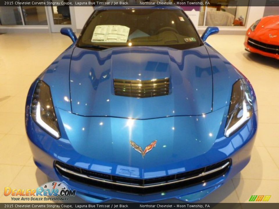 2015 Chevrolet Corvette Stingray Coupe Laguna Blue Tintcoat / Jet Black Photo #9