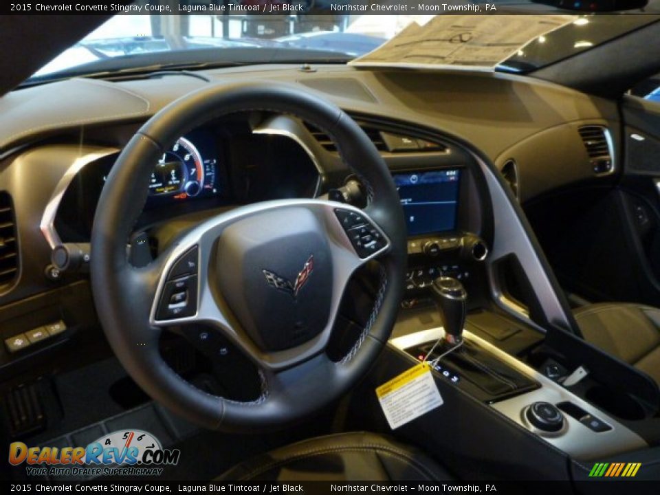 2015 Chevrolet Corvette Stingray Coupe Laguna Blue Tintcoat / Jet Black Photo #12