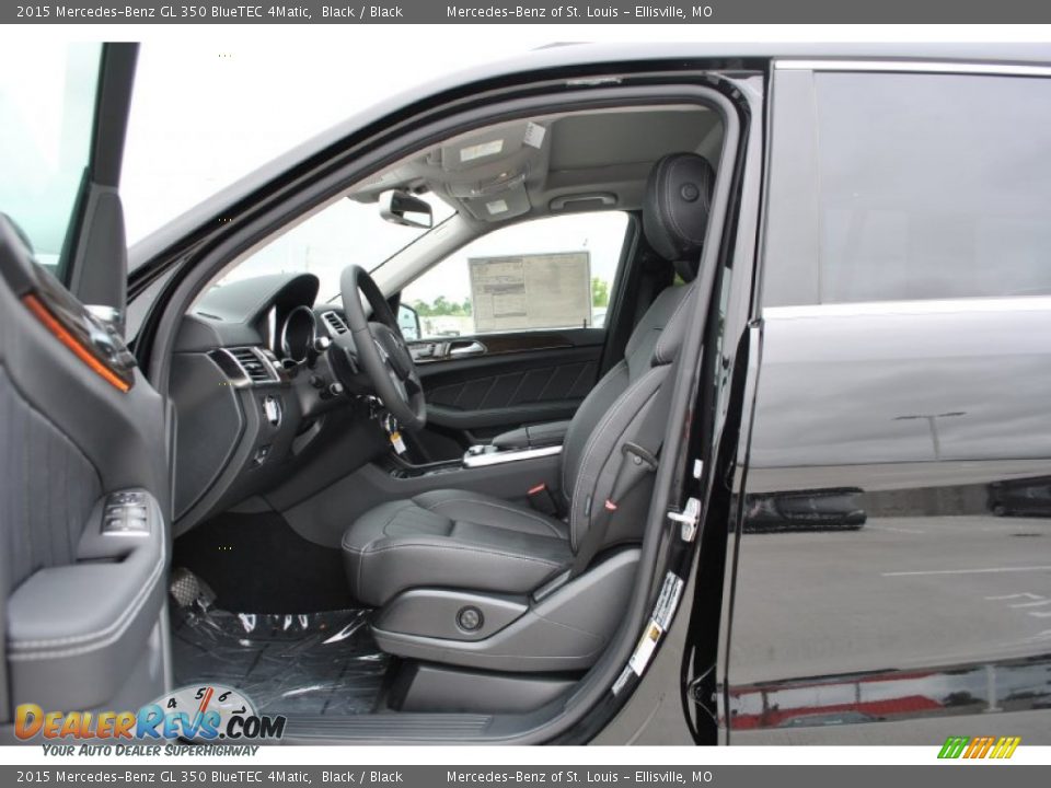 2015 Mercedes-Benz GL 350 BlueTEC 4Matic Black / Black Photo #4