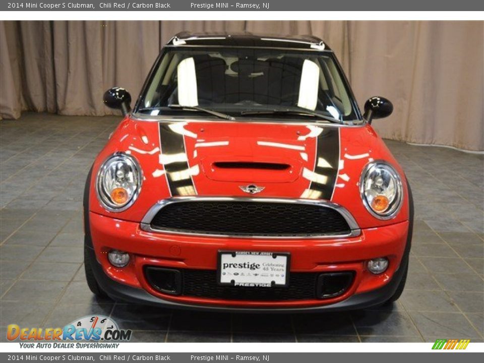 2014 Mini Cooper S Clubman Chili Red / Carbon Black Photo #3