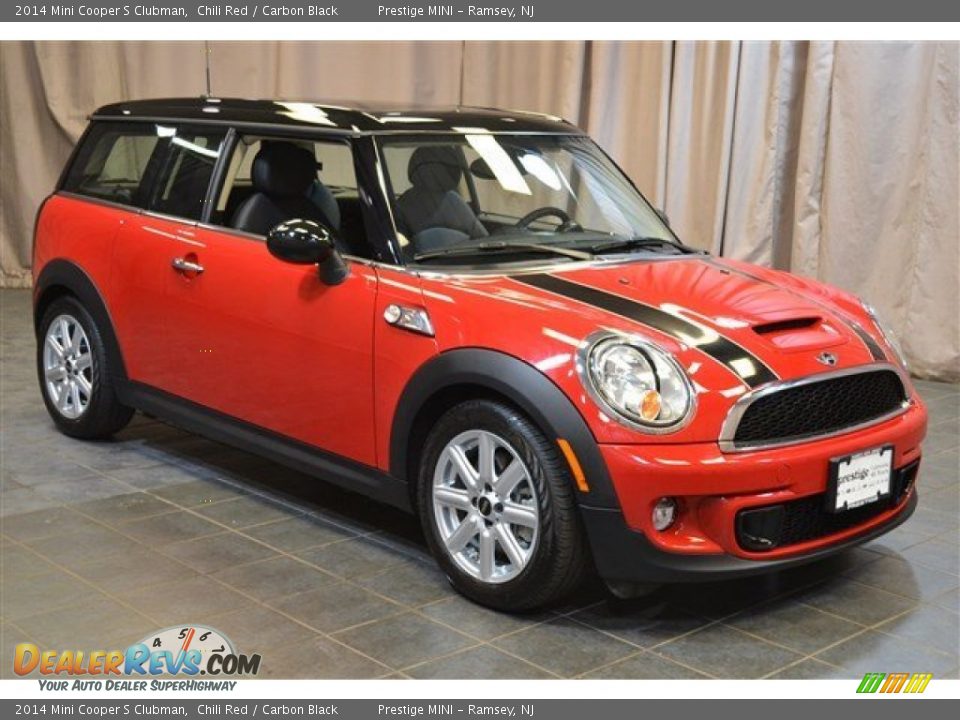 2014 Mini Cooper S Clubman Chili Red / Carbon Black Photo #4
