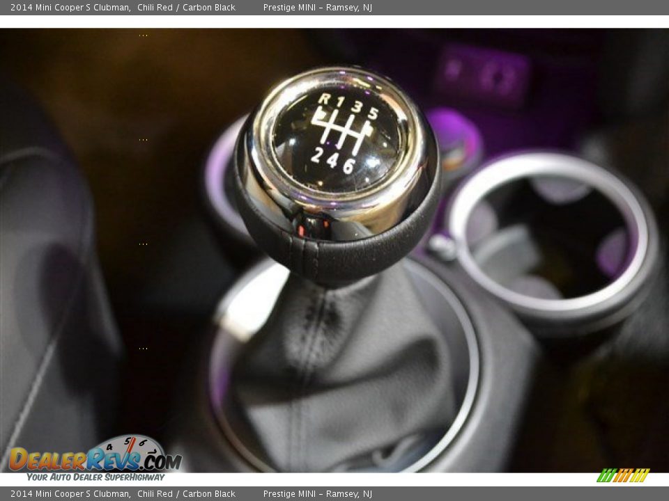 2014 Mini Cooper S Clubman Chili Red / Carbon Black Photo #8