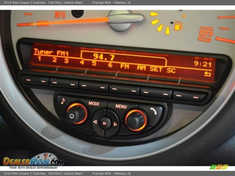 2014 Mini Cooper S Clubman Chili Red / Carbon Black Photo #10