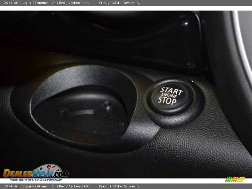 2014 Mini Cooper S Clubman Chili Red / Carbon Black Photo #11