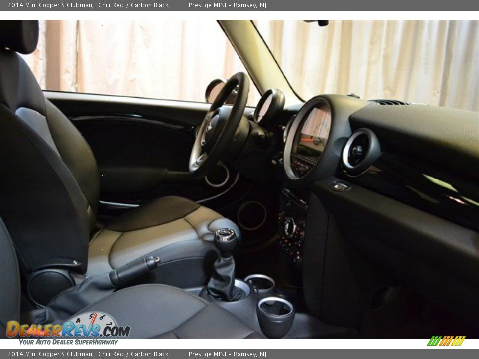 2014 Mini Cooper S Clubman Chili Red / Carbon Black Photo #12