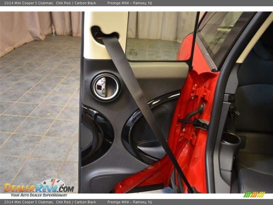2014 Mini Cooper S Clubman Chili Red / Carbon Black Photo #14