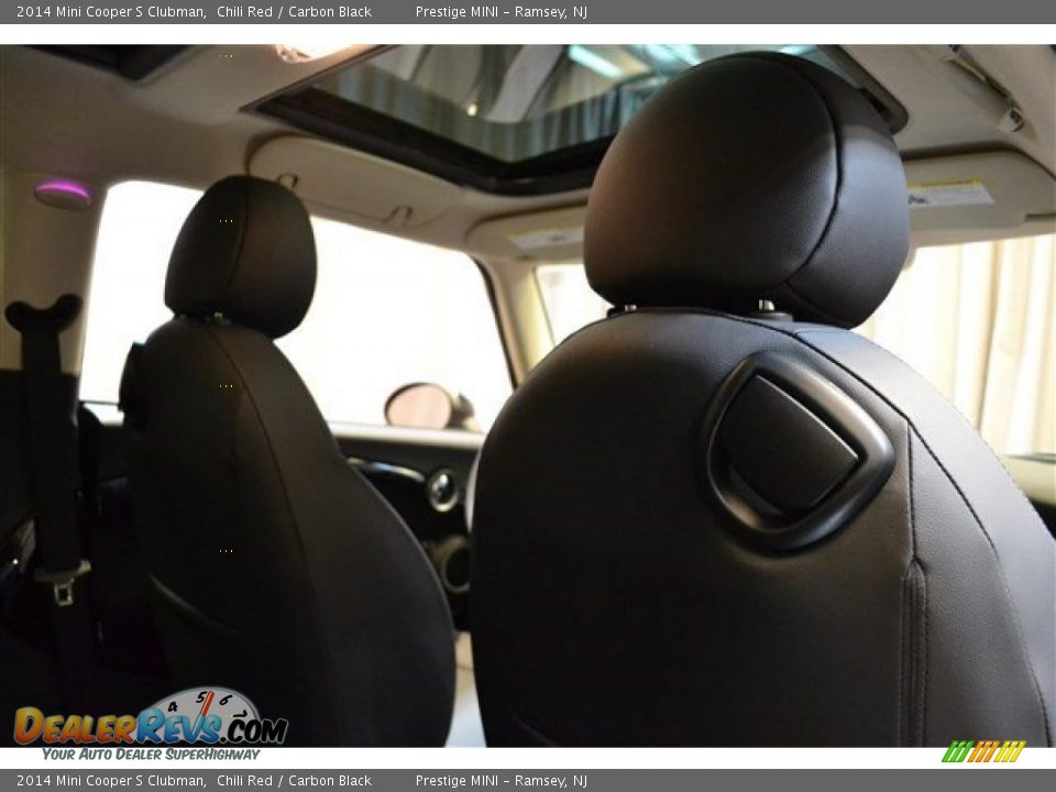 2014 Mini Cooper S Clubman Chili Red / Carbon Black Photo #15
