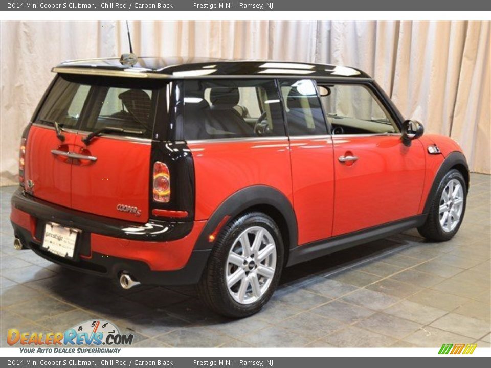 2014 Mini Cooper S Clubman Chili Red / Carbon Black Photo #16
