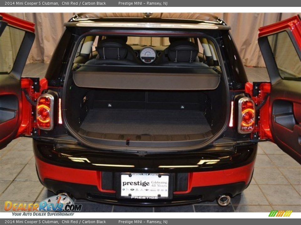 2014 Mini Cooper S Clubman Chili Red / Carbon Black Photo #20