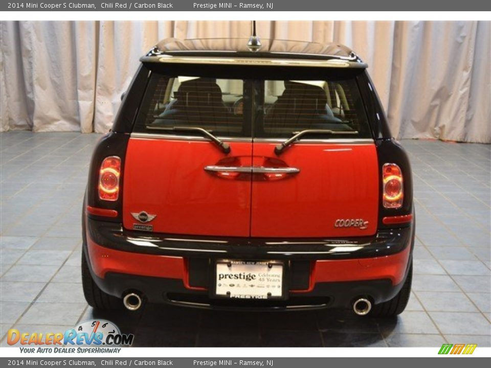 2014 Mini Cooper S Clubman Chili Red / Carbon Black Photo #21