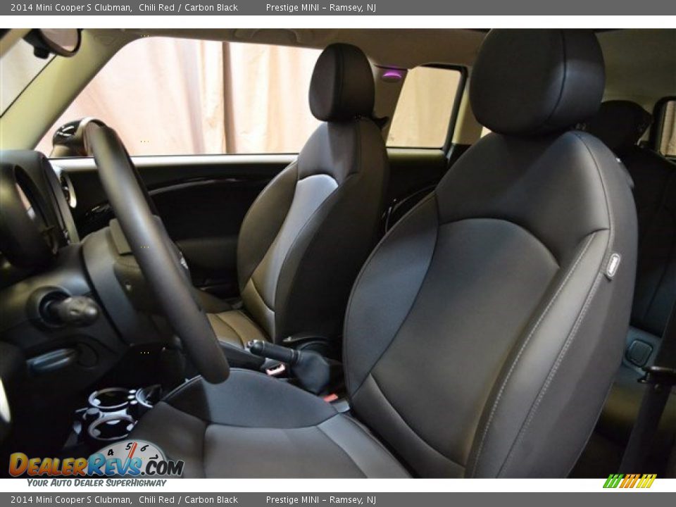 2014 Mini Cooper S Clubman Chili Red / Carbon Black Photo #24