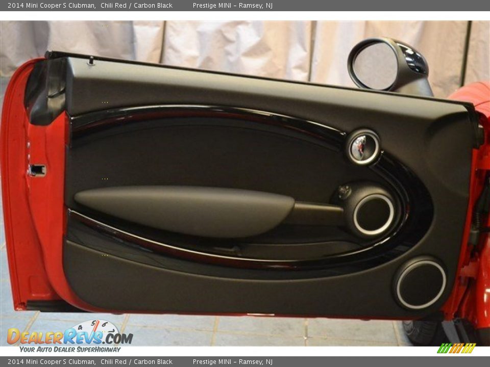 2014 Mini Cooper S Clubman Chili Red / Carbon Black Photo #25