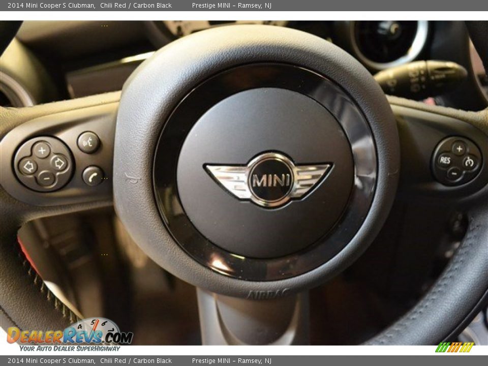 2014 Mini Cooper S Clubman Chili Red / Carbon Black Photo #27