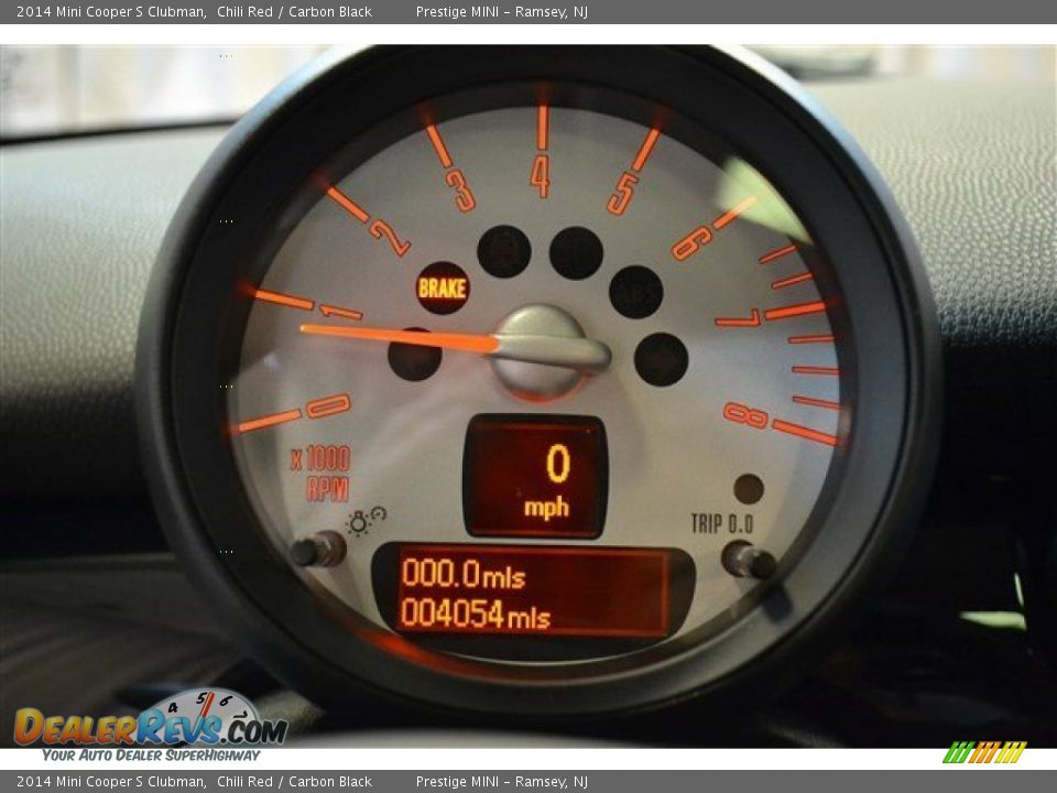 2014 Mini Cooper S Clubman Chili Red / Carbon Black Photo #28