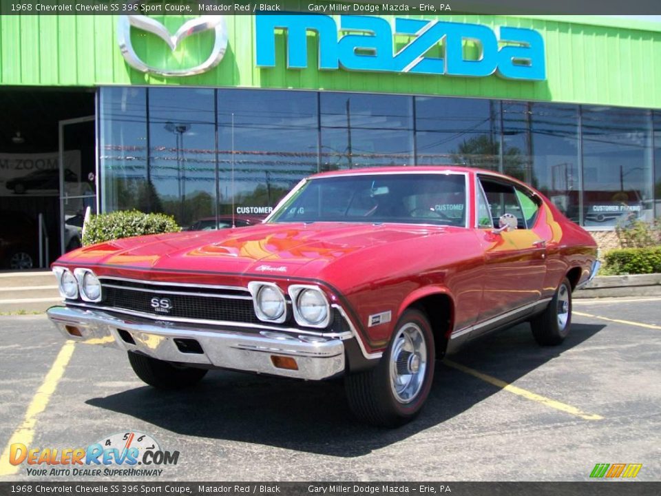1968 Chevrolet Chevelle SS 396 Sport Coupe Matador Red / Black Photo #1