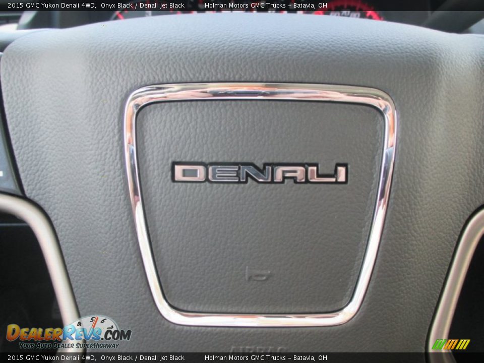 2015 GMC Yukon Denali 4WD Onyx Black / Denali Jet Black Photo #28