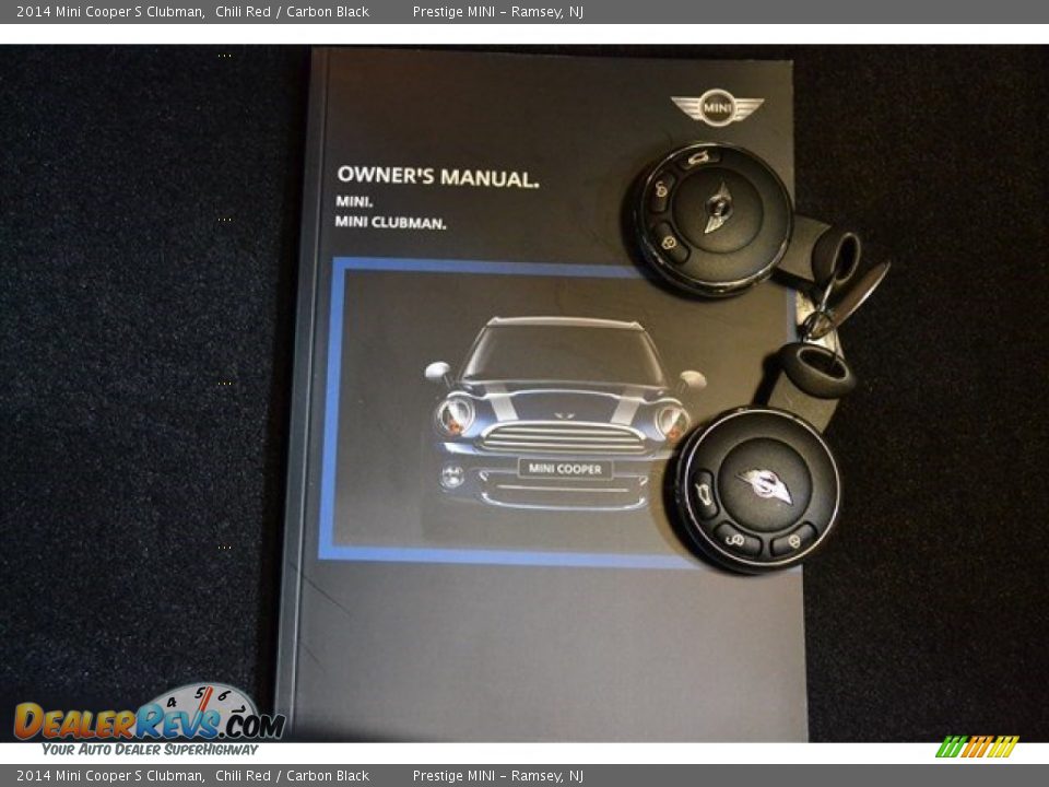 2014 Mini Cooper S Clubman Chili Red / Carbon Black Photo #35